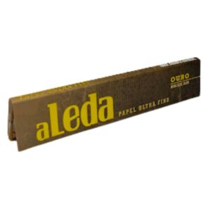 Seda Aleda Ouro Brown King Size Slim - Livreto C/33 Sedas