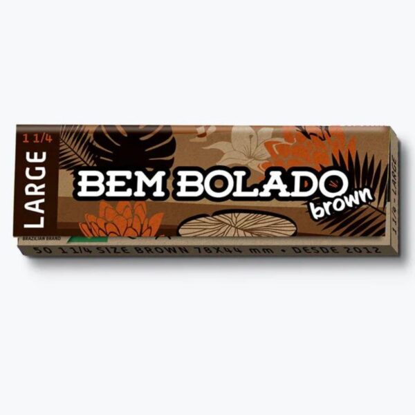 Seda Bem Bolado Brown 1 1/4 Large - Livreto C/50 Sedas