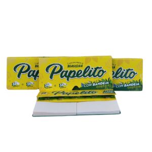 Seda Papelito Tradicional KS C/Piteira C/Bandeja - Livreto C/36 Folhas C/36 Piteiras C/Bandeja Dobrável
