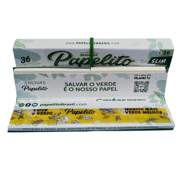 Seda Slim KS Papelito C/Piteira - Livreto C/36 Piteira e C/36 Folhas