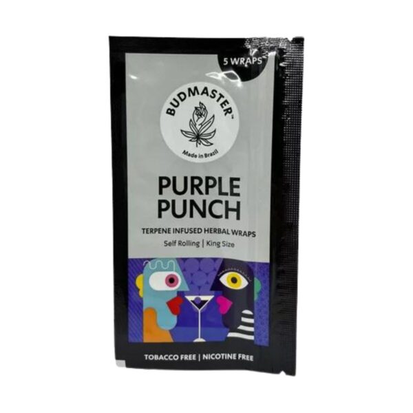 Blunt Budmaster Wraps Purple Punch - Pack C/5 Folhas