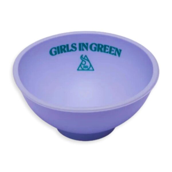Cuia de Silicone Bowl Girls In Green  - Azul