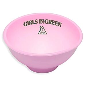 Cuia de Silicone Bowl Girls In Green  - Rosa