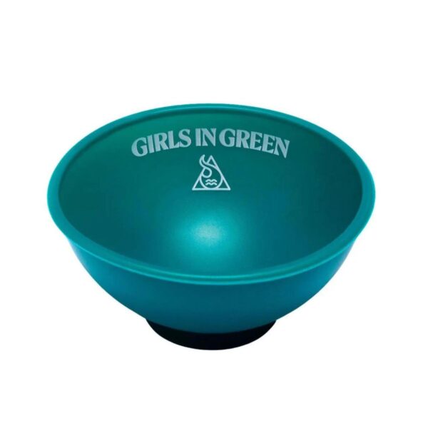 Cuia de Silicone Bowl Girls In Green  - Verde