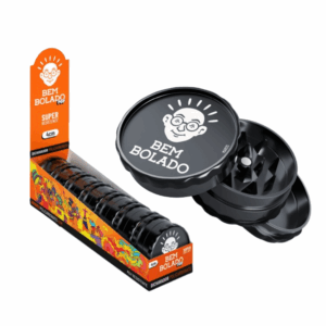 Dichavador Bem Bolado Policarbonato 4cm Preto NOVO - Display C/6 unidades