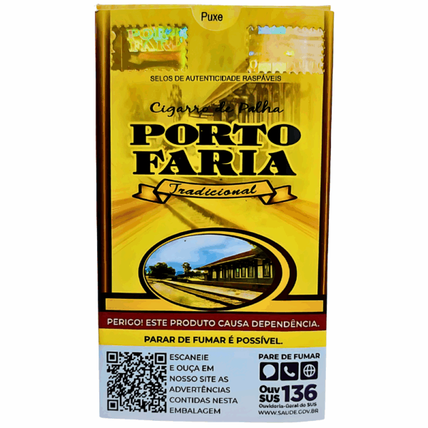 Cigarro de Palha Porto Faria Tradicional - Maço