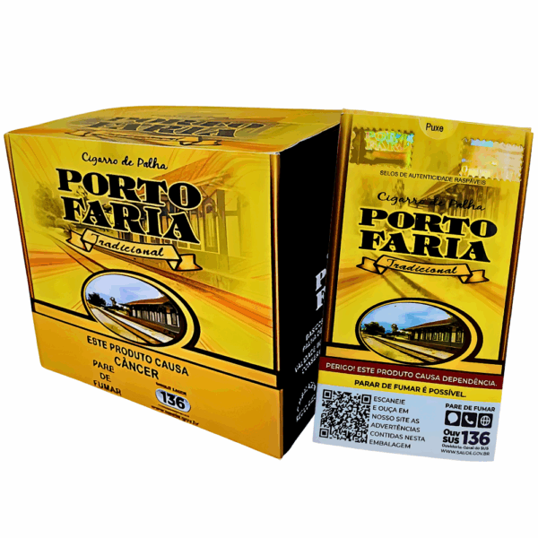 Cigarro de Palha Porto Faria Tradicional - Maço - Imagem 2