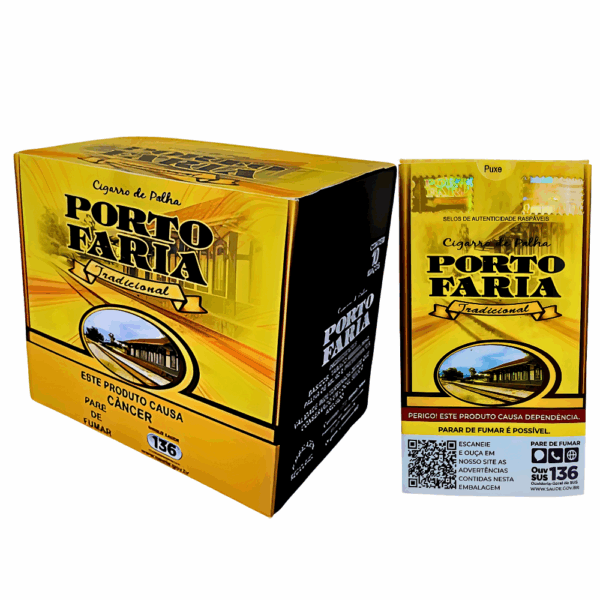 Cigarro de Palha Porto Faria Tradicional - Maço - Imagem 3
